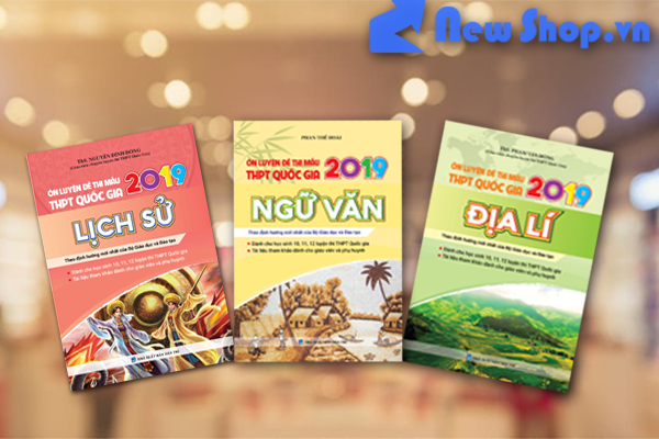 Combo Ôn Luyện Đề Thi Mẫu THPT Quốc Gia 2019 Văn - Sử - Địa